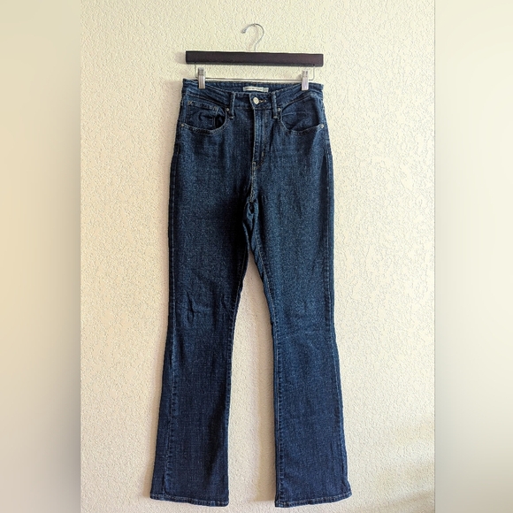 Levi's Denim - Levi's 725 Highrise Bootcut Dark Wash Jeans